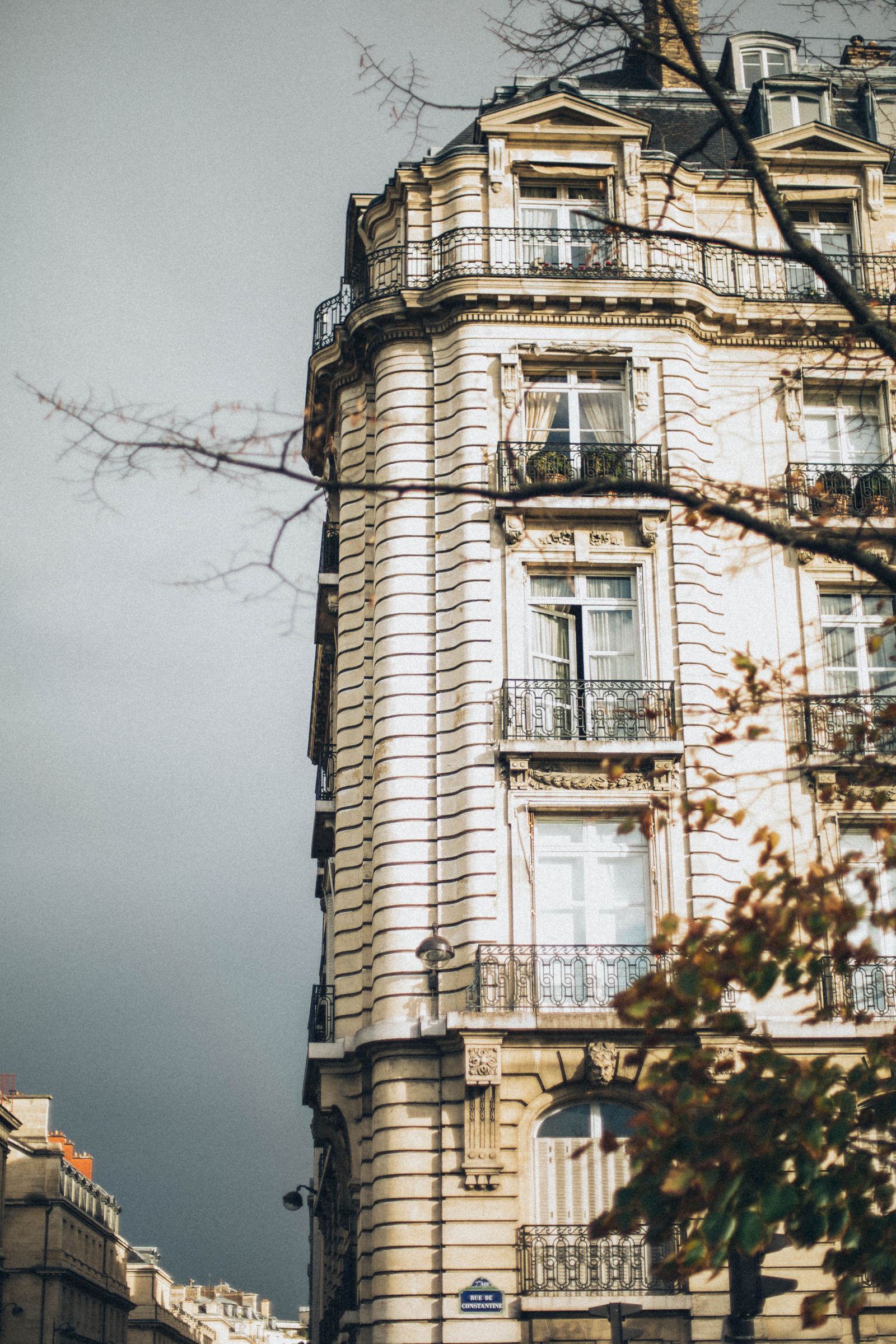 Façade d'immeuble en copropriété